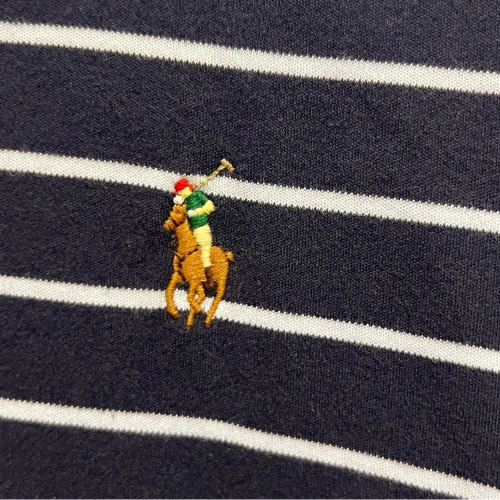 Polo Ralph Lauren Classic Fit Striped‎ Soft Cotton Polo Size L